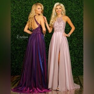 Iridescent Mauve Prom Dress